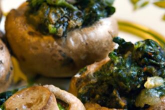Savory Stuffed Mushrooms with Spinach: A Healthy Delight
