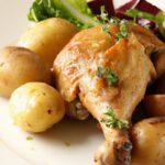 Golden Oven-Roasted Chicken and Potatoes: A Savory Classic