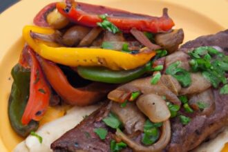 Sizzling Steak Fajitas: Peppers, Onions, and Flavor Unleashed