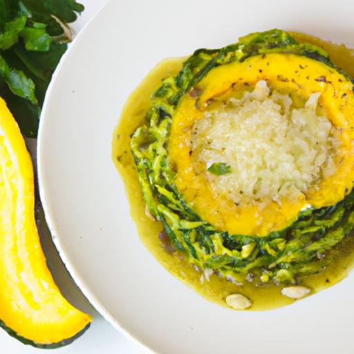 Twist on Tradition: Spaghetti Squash with Vibrant Pesto