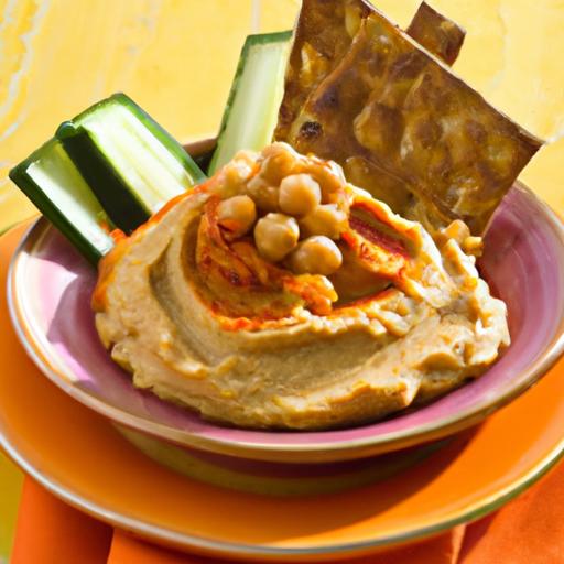 Crunch Into Health: Hummus Paired with Gluten-Free Crackers