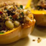 Hearty Stuffed Acorn Squash with Quinoa: A Vegetarian Delight