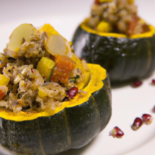 Hearty Stuffed Acorn Squash with Quinoa: A Vegetarian Delight