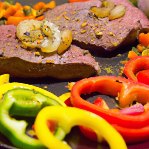Sizzling Steak Fajitas: Peppers, Onions, and Flavor Burst
