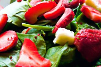 Fresh & Flavorful: The Ultimate Spinach and Strawberry Salad