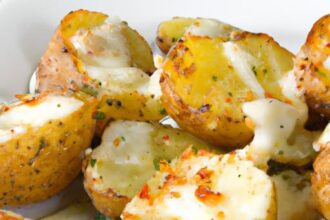 Crispy Cheesy Ranch Oven-Roasted Potatoes Recipe Delight