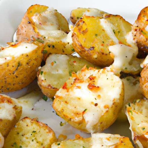 Crispy Cheesy Ranch Oven-Roasted Potatoes Recipe Delight