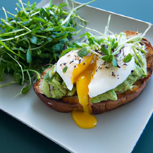 Unlock Flavor: Creamy Avocado Egg Toast with Fresh Microgreens