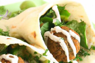 Wholesome Baked Falafel Wraps: Flavor Meets Nutrition