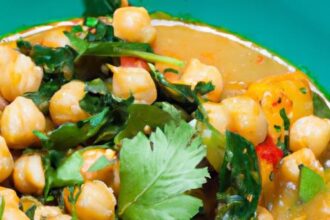 Savor the Flavors: Chickpea & Spinach Indian Curry Recipe