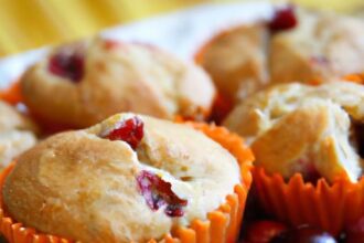 Zesty Cranberry Orange Muffins: A Citrus Twist Recipe Delight