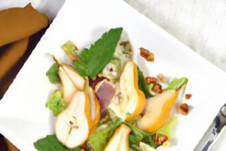 The Perfect Pear and Gorgonzola Salad: A Flavor Fusion