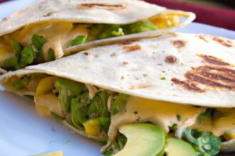 Creamy Avocado Cheese Quesadilla: A Flavorful Twist
