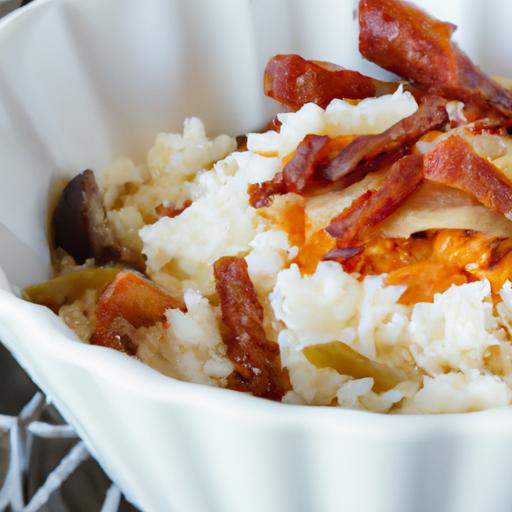 Keto Fried Rice with Bacon & Eggs: Low-Carb Flavor Boost