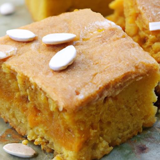Golden Delight: Irresistible Brown Butter Pumpkin Blondies