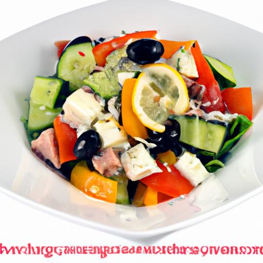 Mediterranean Delight: ⁢Classic Greek⁤ Salad with Feta & Olives