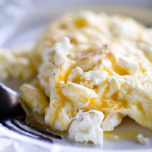 Fluffy Scrambled Eggs with Cottage Cheese: A Protein Boost