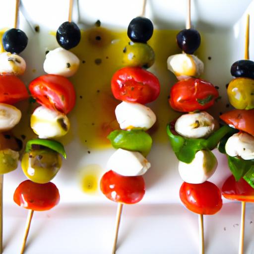 Bite-Sized Bliss: Crafting Perfect‍ Mini Caprese Skewers