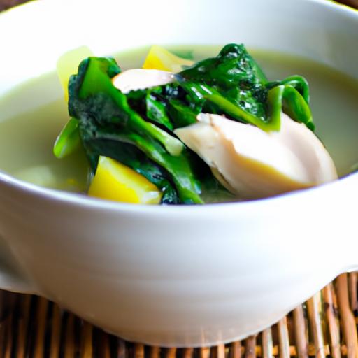 Hearty Chicken and Spinach Soup: Nutritious Comfort bowl