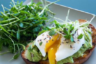 Unlock Flavor: Creamy Avocado Egg Toast with Fresh Microgreens