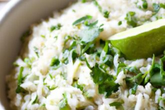 Zesty Cilantro Lime Rice Made Easy in Your Rice Cooker