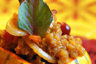 Harvest Gold: Nutrient-Packed Quinoa Stuffed Acorn Squash Delight