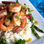 Savor the Flavor: Garlic Butter Shrimp Served Over Rice