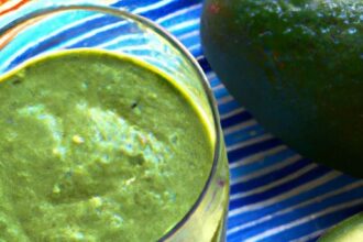 Green Power Boost: Avocado & Spinach Keto Smoothie Recipe