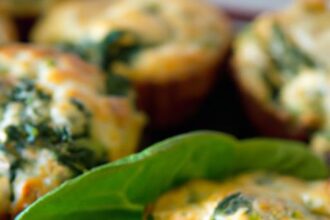 Cheesy Spinach Egg Muffins: Healthy Bites to Energize Mornings
