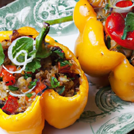 Colorful Quinoa Stuffed Bell Peppers: A Nutritious Twist