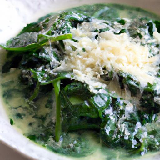 Silky Creamed Spinach with Parmesan: A Savory Delight