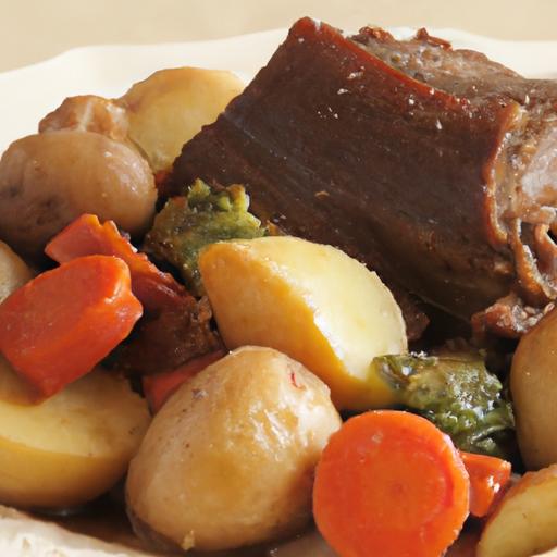 hearty Crock Pot Pot Roast‌ with Tender Potatoes & Carrots