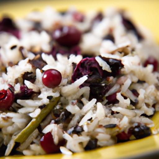 Wild rice & Cranberry Pilaf: A Nutty, Tangy Harvest Medley