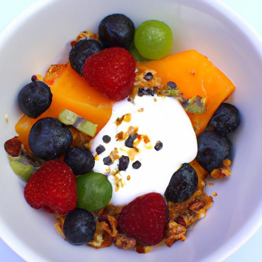 Nutritious Bliss: Crafting the Perfect Fruit & Yogurt Bowl