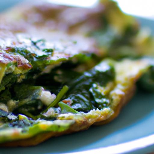 Whip Up a Quick Single-Serve Spinach Omelet Delight