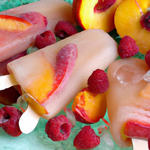 Refreshing Peach Raspberry Popsicles: A Sweet Summer Treat