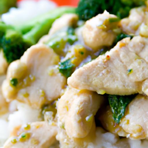 Savor Thai Basil Chicken with Fragrant Jasmine Rice Delight