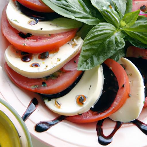 Caprese Salad with Balsamic: A⁢ Vibrant ‌Twist on⁣ a Classic