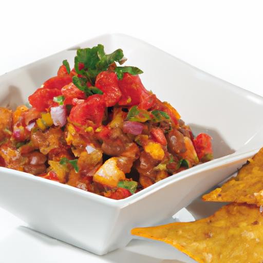 Bursting with Flavor: Garden-Fresh Salsa & Crunchy Corn Chips