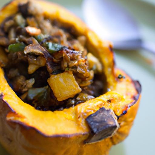 Harvest Delight: Quinoa-Stuffed Acorn Squash Recipe