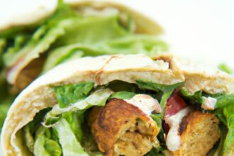 Crispy Air Fryer Falafel Wrap: Healthy Flavor in Minutes