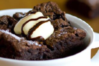 Decadent Chocolate Mug Brownie: Quick Treat in Minutes