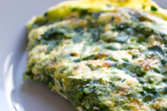 Whip Up a Quick Single-Serve Spinach Omelet Delight