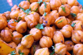 Crispy Air Fryer Chickpeas & Sweet Potatoes Delight