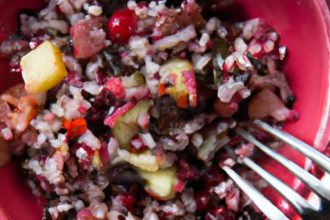 Wild Rice & Cranberry Pilaf: A Nutty, Tangy Harvest Medley