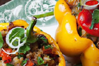 Colorful Quinoa Stuffed Bell Peppers: A Nutritious Twist