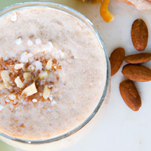 Creamy Almond Butter Smoothie with Coconut Milk Boost
