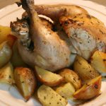Golden Oven-Roasted Chicken and Potatoes: A Simple Feast