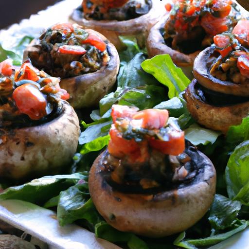 Savor Portobello Mushrooms Stuffed with Caprese Delight