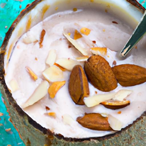 Creamy⁣ Almond ⁤Butter Smoothie with Coconut Milk Boost